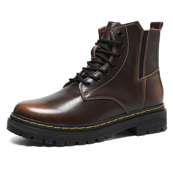 

Martin High Tops, work boots, midsole, winter wave, short boots, snow boots, black leather boots