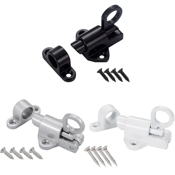 

Aluminum Alloy Security Automatic Window Gate Lock Spring Bounce Door Bolt Latch