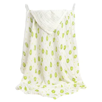 

Baby Blankets Bedding Infant Swaddle Towel New Newborns Swaddle Blanket Random color Cotton Dinosaur Print Muslin bath towel