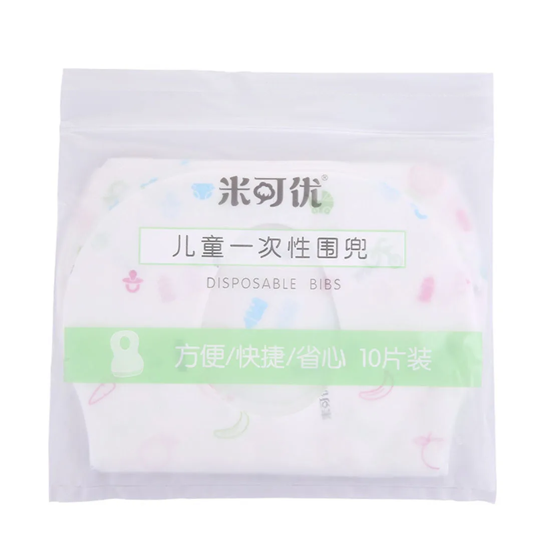 10 шт./партия Нетканые Детские Мультяшные нагрудники для кормления младенцев