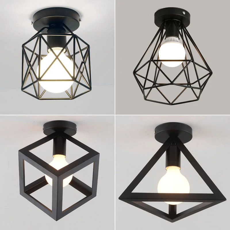 Винтажные светодиодные потолочные светильники современные промышленные Plafondlamp