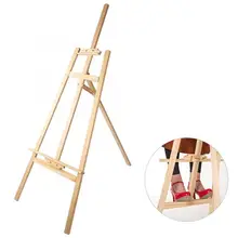 Регулируемый мольберт из соснового дерева, рисование, мольберт видео-Дисплейные слайды, стенд для рисования, стол для эскизов