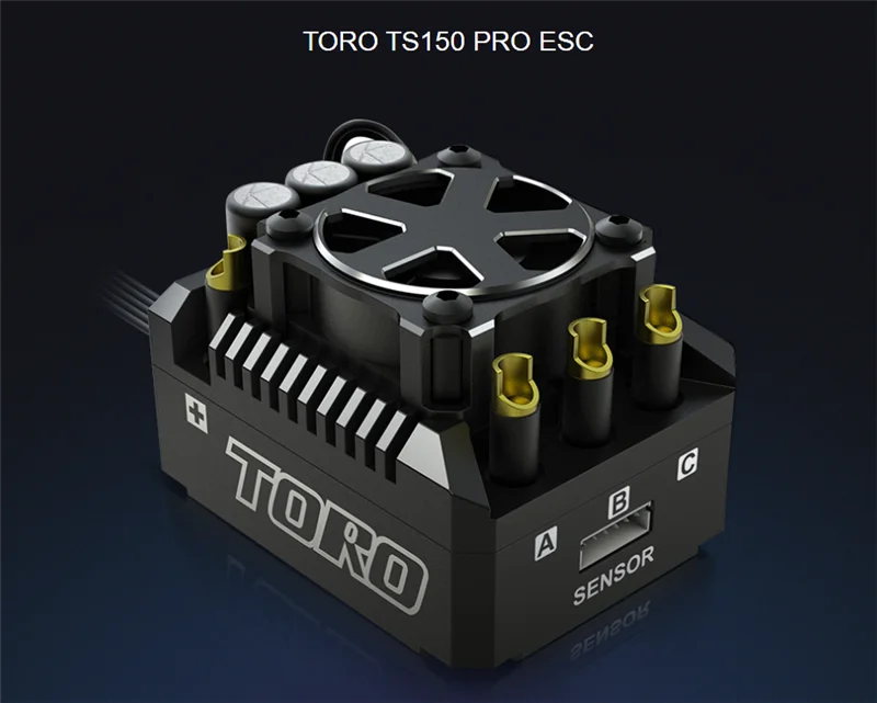 SKYRC алюминиевый TORO TS150 PRO бесщеточный сенсорный ESC для 1/8 RC автомобиль багги truggy