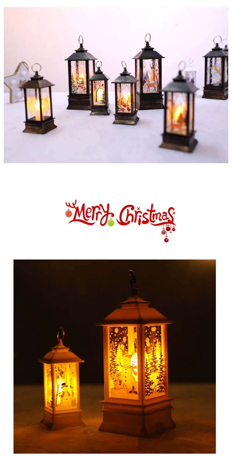 Рождественские украшения для дома светодиодный Рождественские лампы в форме свечи с светодиодный Чай светильник свечи Рождественская елка украшения Рождество украшения с утолщённой меховой опушкой