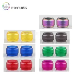 Tubes de centrifugeuse en verre à bulles de couleur arc en ciel, 2 pièces, pour ZEUS X MESH/Zeus Dual RTA 4ml/ZEUS X 4.5ml/Zeus Sub Ohm réservoir 5ml 