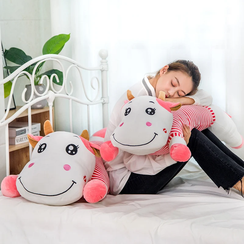 Ковбойские плюшевые игрушки, корова Спящая Подушка