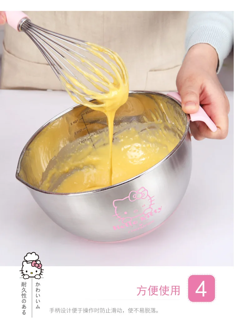 HELLO KITTY20cm чаша для выпечки яиц из нержавеющей стали инструменты для тортов Аксессуары для выпечки