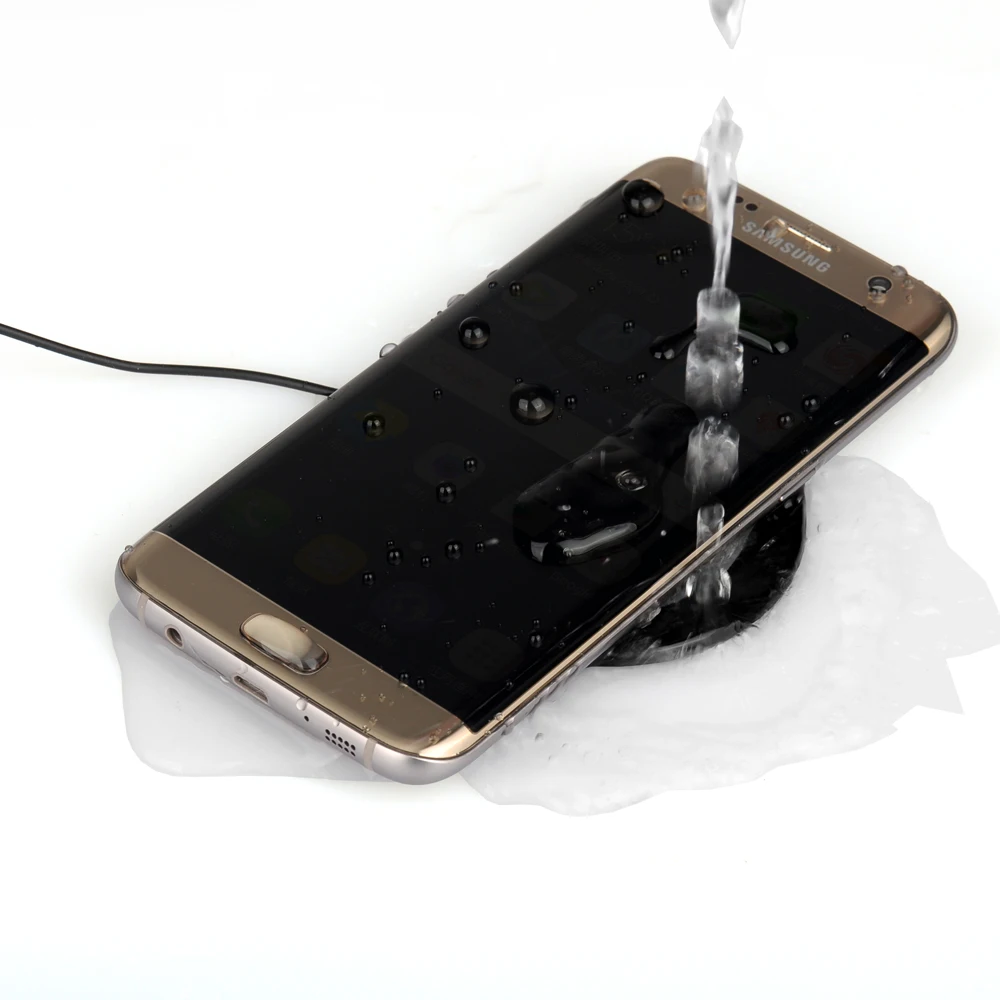 QI Беспроводное быстрое зарядное устройство зарядного устройства для iPhone 8 Plus XS MAX XR для samsung Galaxy S9 S8 Note 9 8 индукции