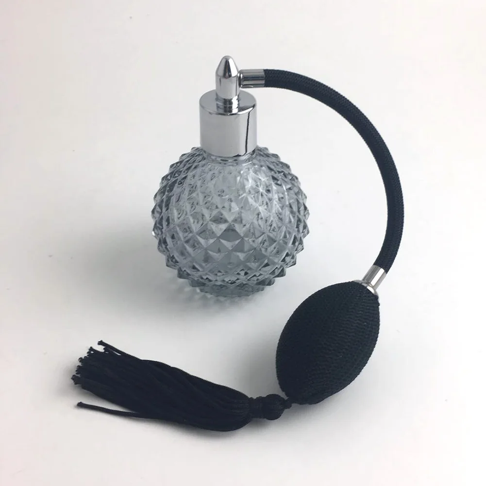 100 мл прозрачный кристалл флакон духов длинные спрей кисточки распылитель насос многоразового использования стеклянные бутылки CTN88