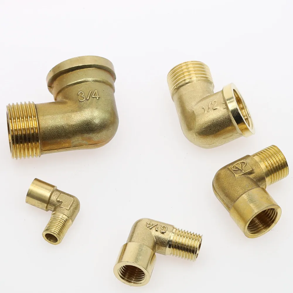 Латунный фитинг для труб 1/8 дюйма 1/4 3/8 1/2 1 шт.|elbow pipe fitting|pipe fittingspipe thread |