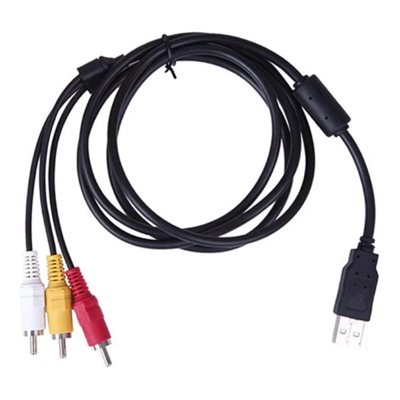 Многофункциональный RCA к USB аудио/видео A/V кабель видеокамеры для ТВ/ПК USB 3,0 F/F адаптер RCA к USB аудио/видео+ USB 3,0 F/F