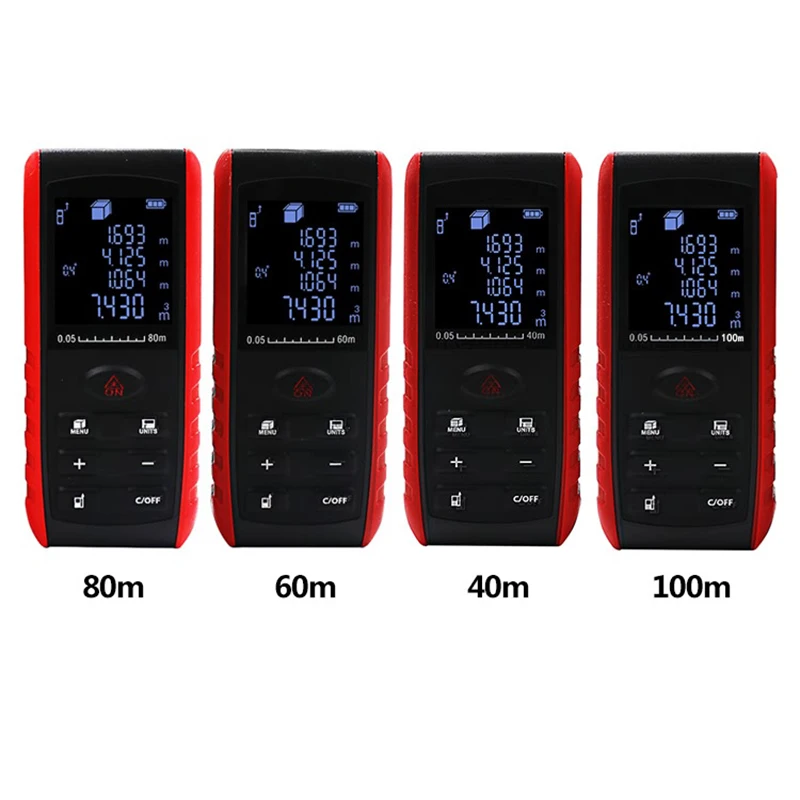 

Urijk 0.05-40/60/80/100m Laser Digital Laser Distance Meter Medidor Laser Ruler Roulette Tester