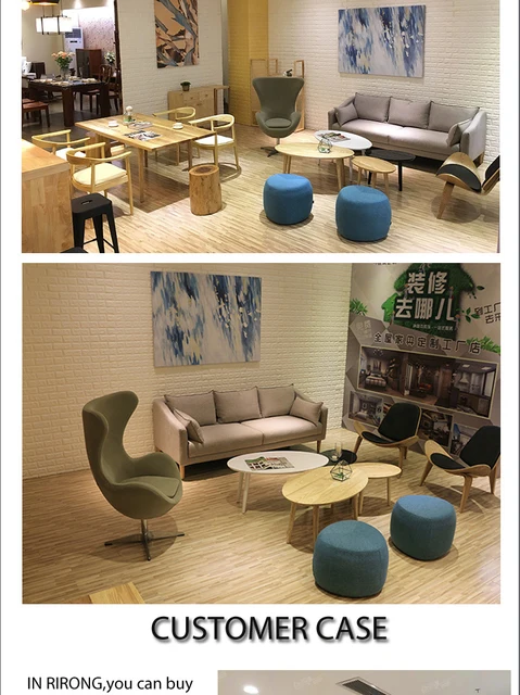 Nodic Living Room Home Apartment Single Fabric Egg Loung Nest