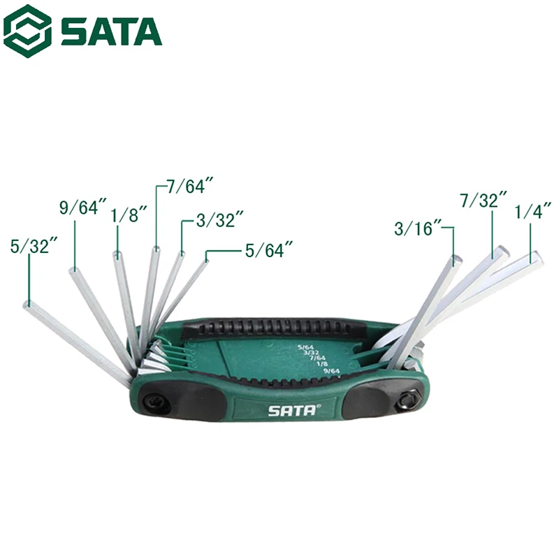 SATA Imperial Набор шестигранных ключей ремонт велосипеда инструмент шестисторонний шестигранный комбинированный гаечный ключ 09122