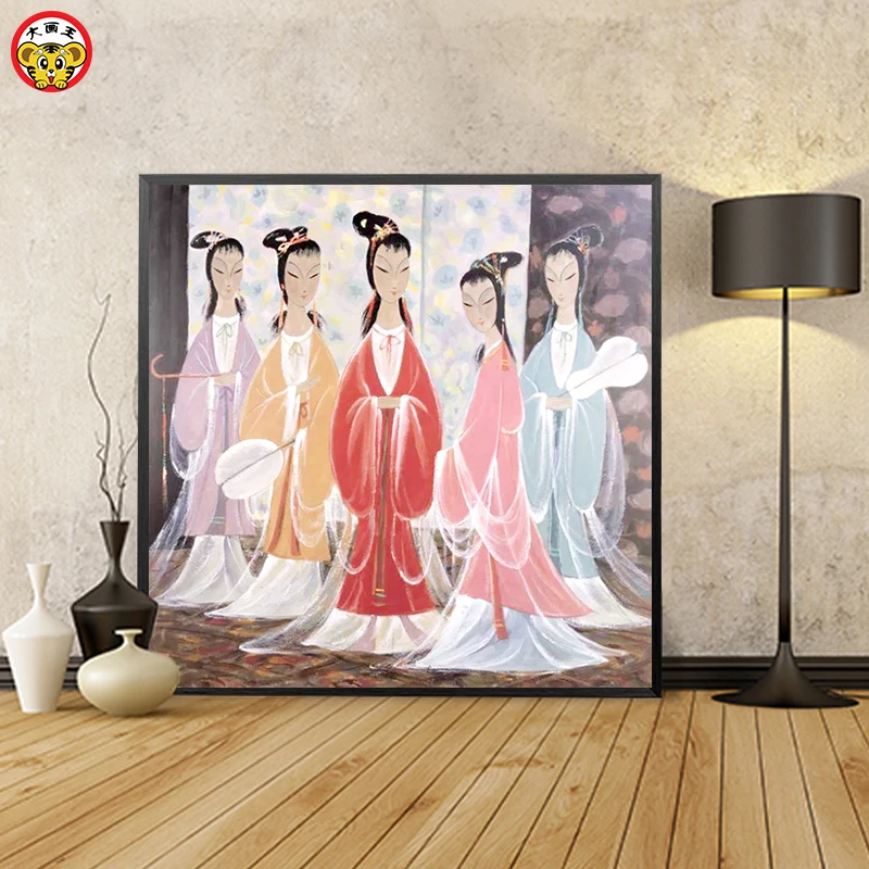 

paint by number art painting by numbers anime Lin Fengmian's painting