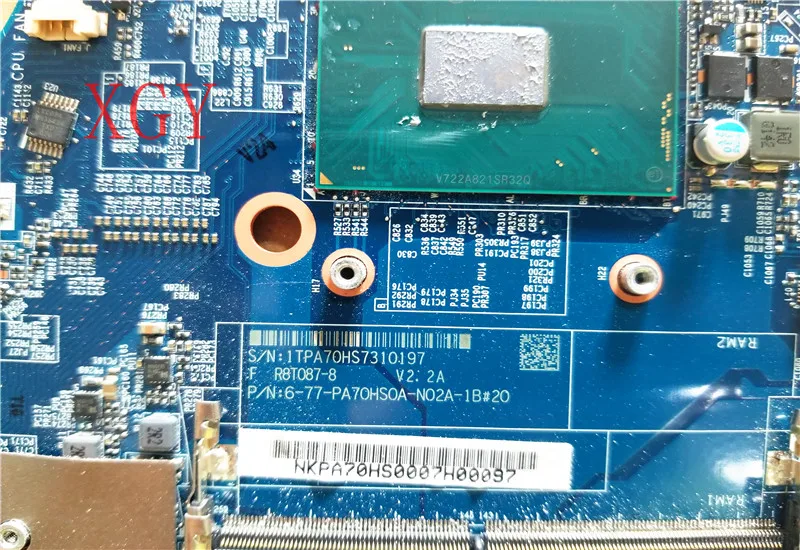 Для CLEVO 6-71-PA700-D02A 6-77-PA70HS0A-N02A материнская плата N17E-G-A1 GPU SR32Q cpu ТЕСТ ОК