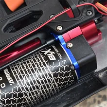 Plaque de dissipateur de chaleur fixe, pour LOSI 1/10 LASERNUT ténacité ULTRA 4 RC pièces de voiture moteur en alliage d'aluminium