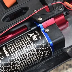 Plaque de dissipateur de chaleur fixe, pour LOSI 1/10 LASERNUT ténacité ULTRA 4 RC pièces de voiture moteur en alliage d'aluminium 