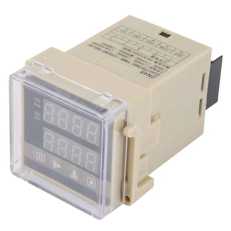 ZN48 AC220V Digital Time Relay Counter Multifunction Rotating Speed Frequency Meter | Электроника