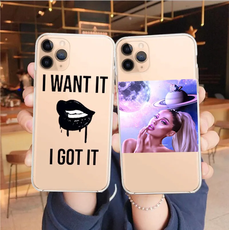 Чехол для телефона iPhone 11 Pro MAX чехол Ariana Grande XR XS X6 6S 7 8 Plus 5S SE мягкий из ТПУ |