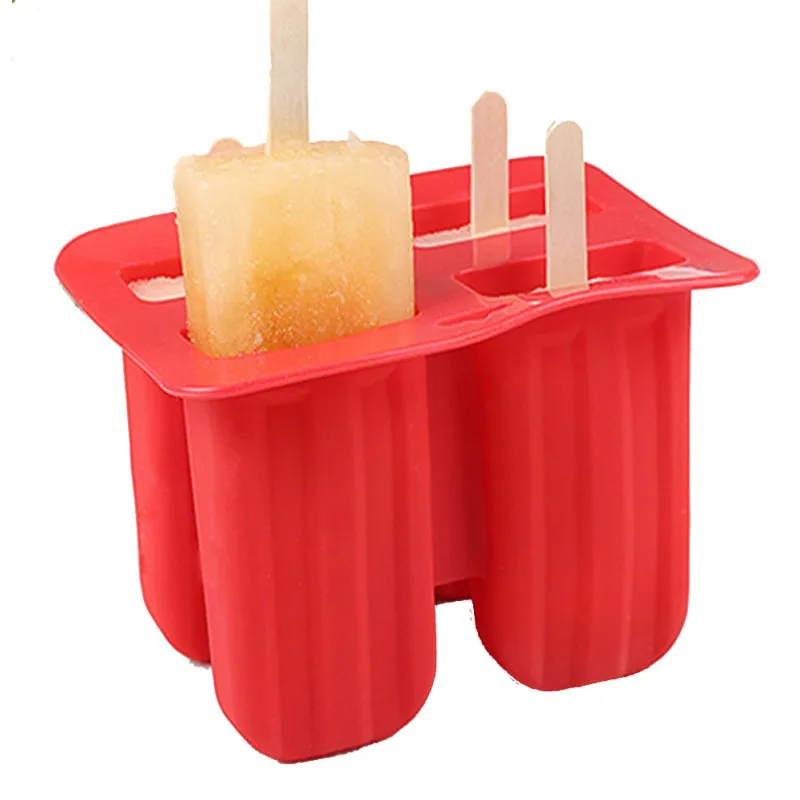 Силиконовая форма для Фруктового мороженого на палочке бытовой замороженный сок коробка самодельный лед формы для крема Кухня инструмент