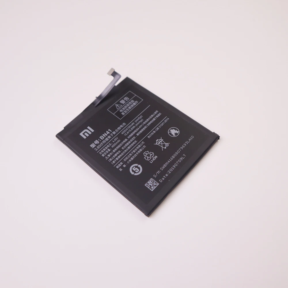 Сменный аккумулятор BN41 4100 мАч для Xiaomi Redmi Note 4 MTK Helio X20 Redmi Note 4X MTK Helio X20 Bateria