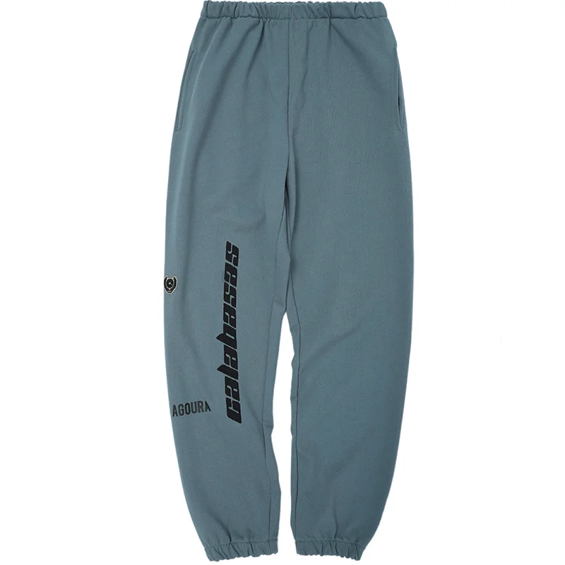2018 лучшее качество Kanye West Calabasas вышивка женские и мужские спортивные штаны