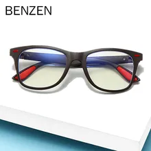 BENZEN, компьютерные очки для мужчин, анти-синий светильник, блокировка радиационной защиты, очки, прозрачные, анти-синий луч, игровые очки для глаз