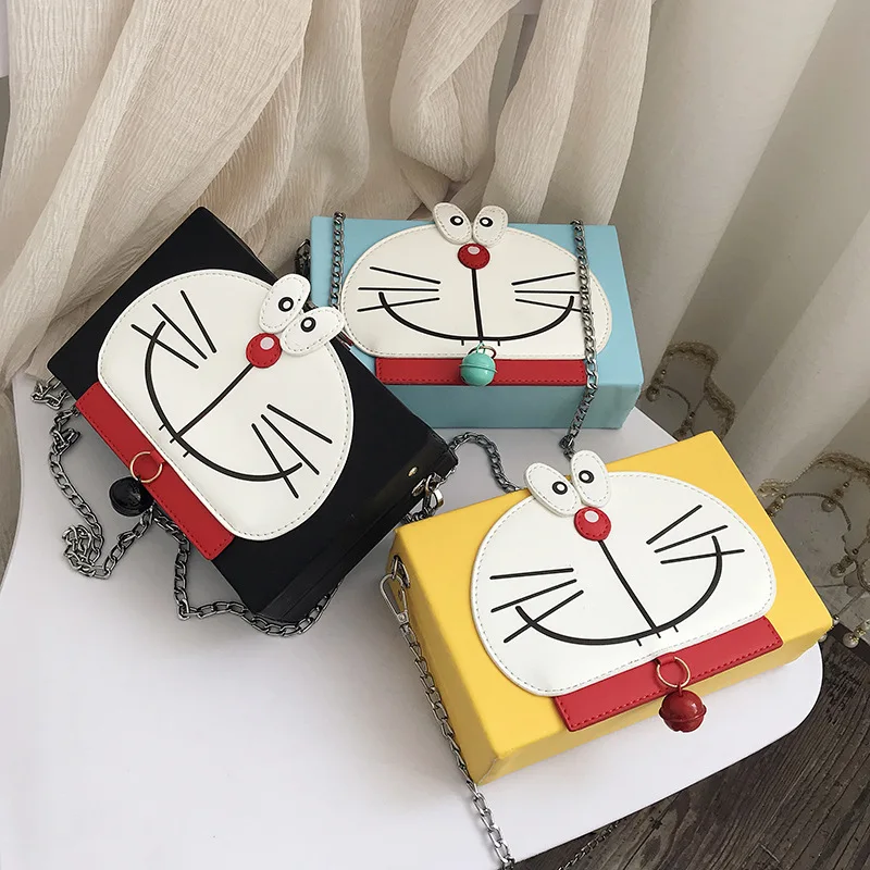 

Shoulder-Bag Letter Canvas Devil Harajuku Vintage Female Summer Casual Cartoon with The