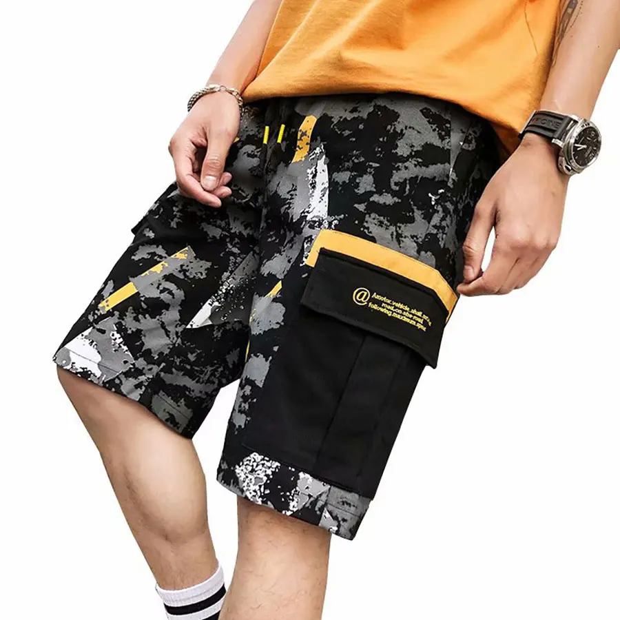 

2020 New Men Camouflage Shorts Casual Male Cargo Shorts Knee Length Mens Summer Short Pants Homme shorts military men clothing