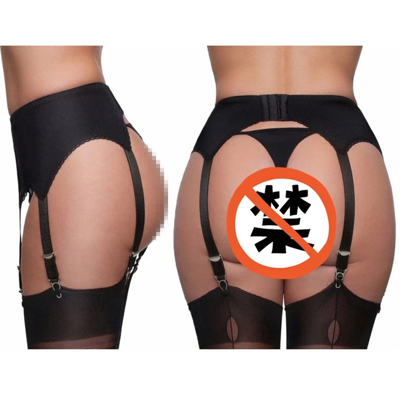 Sexy Lingerie Garter Belt Women's High Waist Mesh Suspender Belts Female Ladies Elastic Garters Femme Underwear Sleepwear