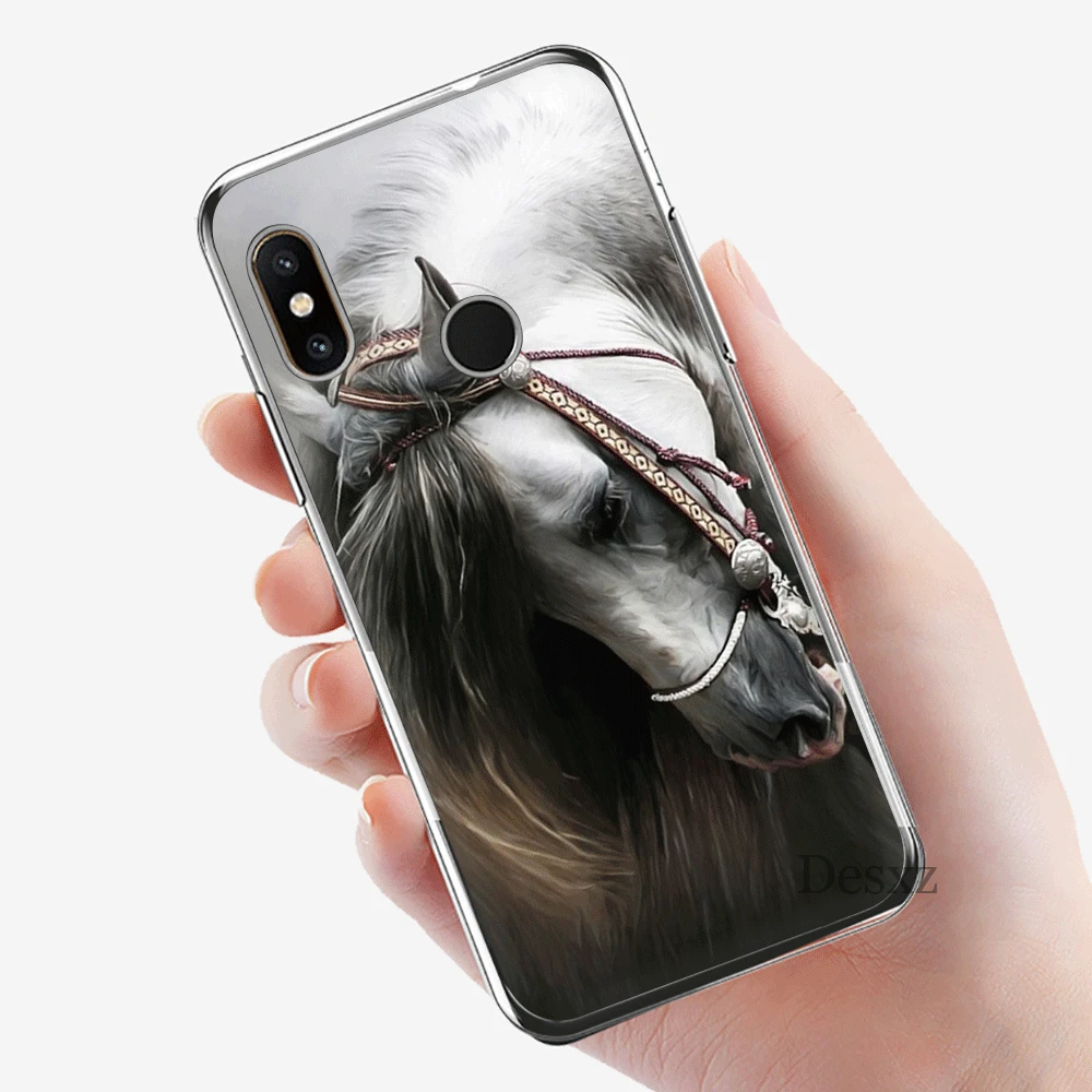 2 Чехол для телефона для Xiaomi mi CC9 CC9E 9T mi x 2 S, 6, 8, 9, SE A1 A2 5X 6X макс 3 A3 Pro Lite чехол конь перламутровая втирка для ногтей - Цвет: 2