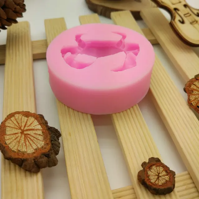 Aranyos Rák Alakú Óceáni Téma Fondant Sütemény Dekoráció Szilikon Penész Cukorkapenék Gumi Paszta Sütő Formák Barkács Csokoládé M231 - Image 4