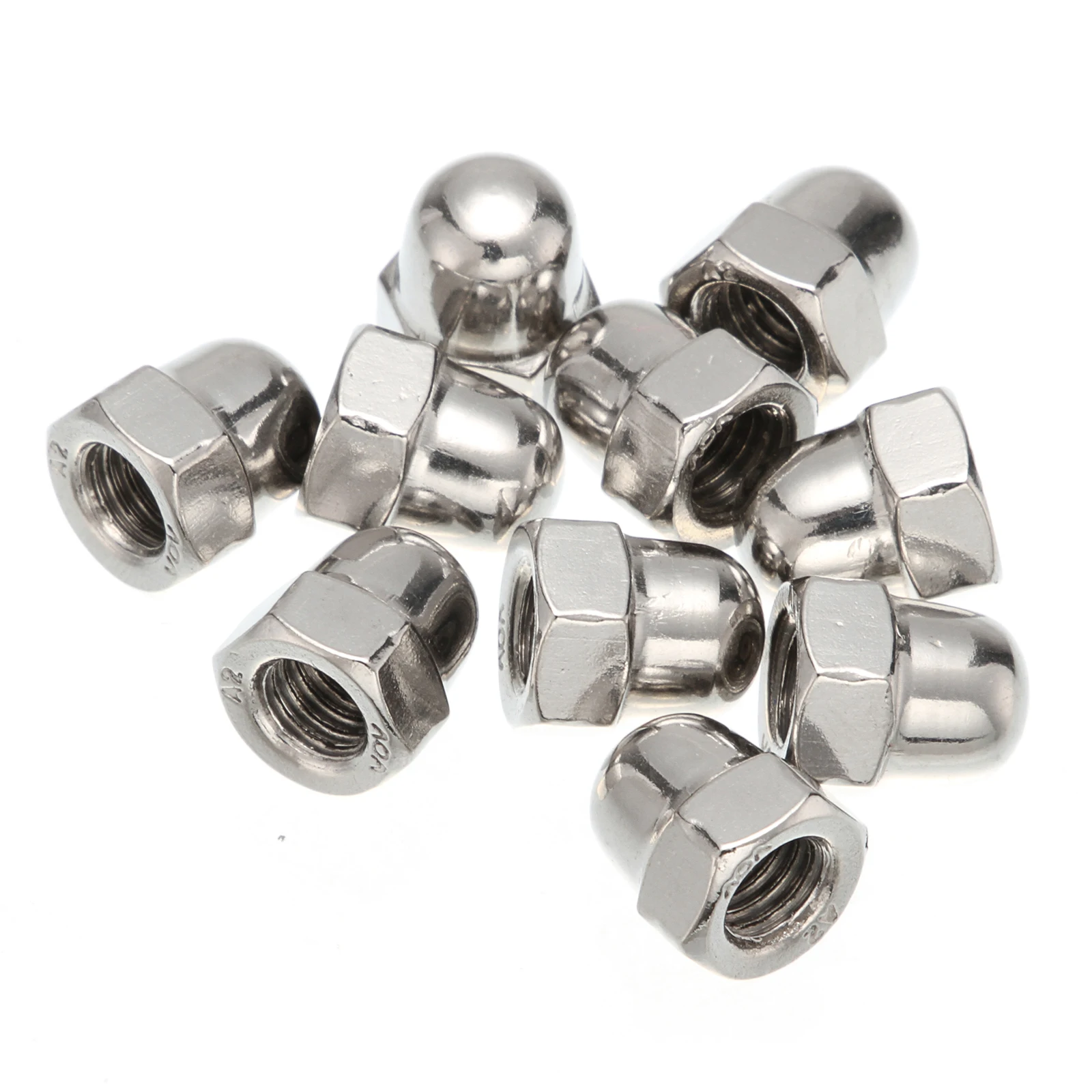 Купольные гайки M3/M4/M5/M6/M8/M10/M12 A2 304 из нержавеющей стали DIN1587|Гайки| |