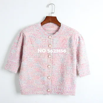 

Spring Women YKF Knitted Sweater Cardigan Fashion High Quality Knitted Sweater Womens Top Soft Warm Women's Sweaters