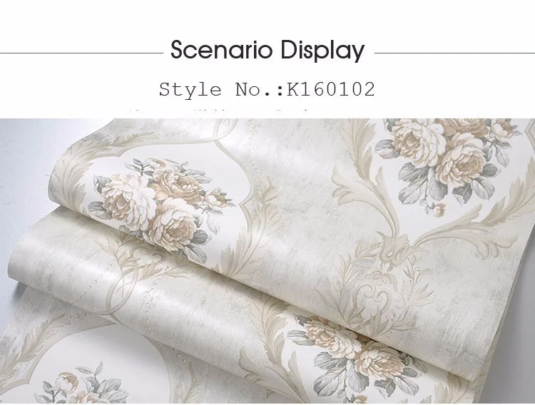American Wallpaper Vintage Rustic Floral Wall Paper For Walls Non-woven Wallpapers For Living Room,bedroom Wallpaper 3d Flower