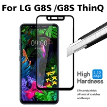 Высококачественное алюминиевое закаленное 3d стекло для LG G8S