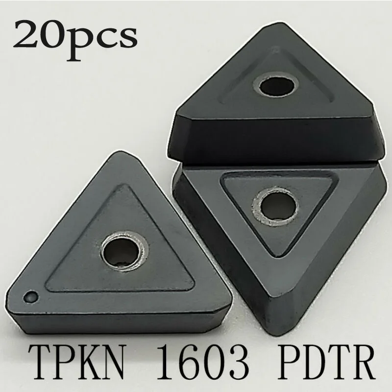 

20pcs TPKN 1603 PDTR Milling Insert Metalwork Tool Set TPKN1603 PDTR LT30 -PVD For processing steel, the quality is stable