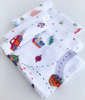 

Muslin Newborn Baby Blankets 120*110cm Children Swaddle Wrap Big Diaper Gauze Fabric Muslin Blanket Bath Towel