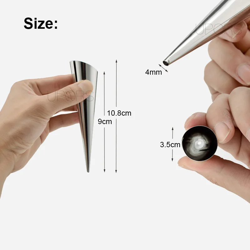 UPORS-12pcs-Cream-Horn-Mold-Stainless-Steel-Cone-Cannoli-Forms-Cake-Roll-Horn-Mold-Cannoli-Tubes