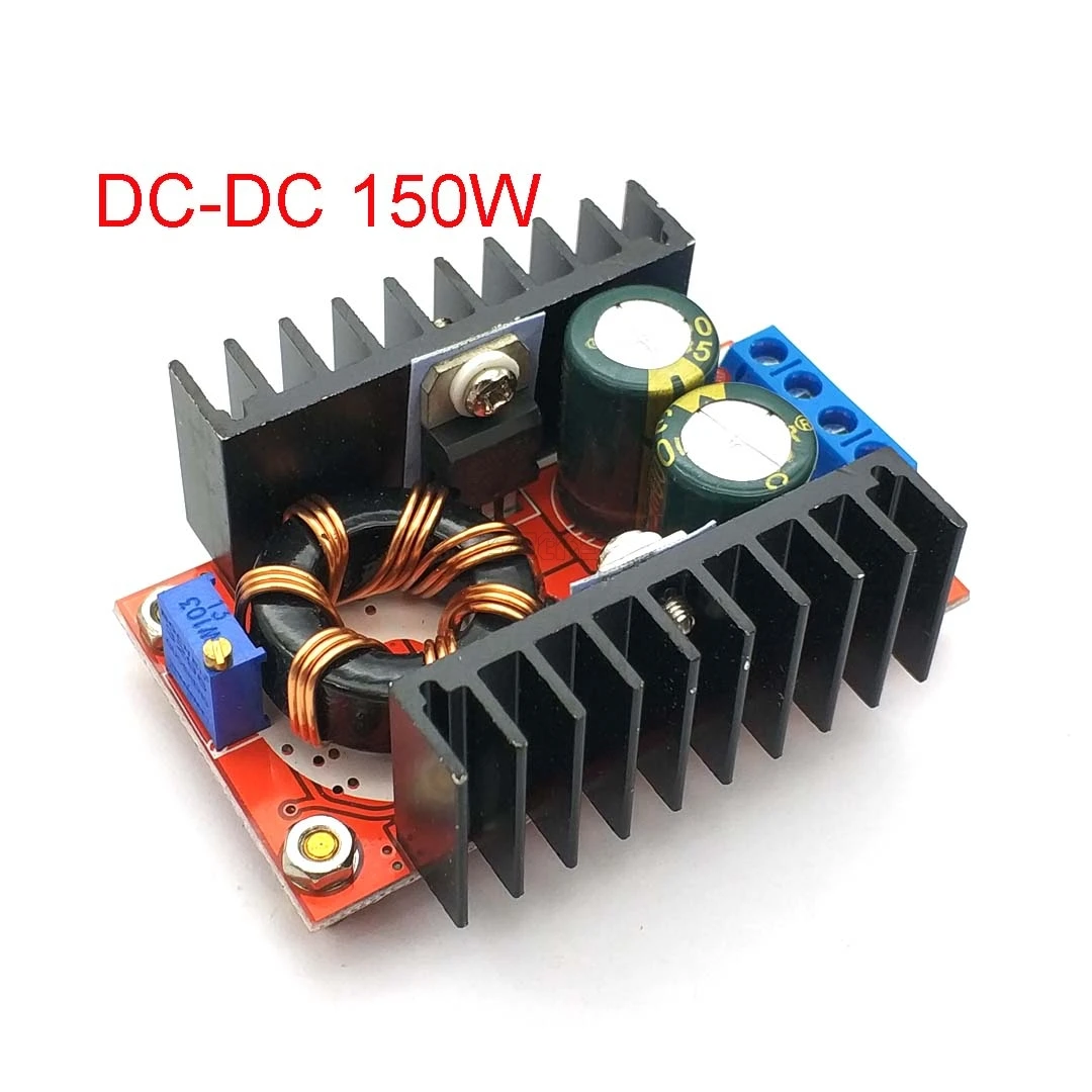 

150W DC-DC Boost Converter Step Up Power Supply Module 10-32V To 12-35V 10A Laptop Voltage Charge Board For Arduino