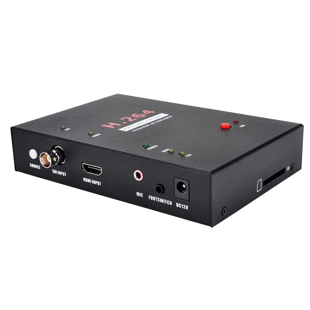 SDI HDMI 비디오 캡처 레코더, 원격 제어 지원, 의료 기기용 FOOTSWITCH, PC 필요 없음, 마이크 SD 카드, USB 플래시 디스크