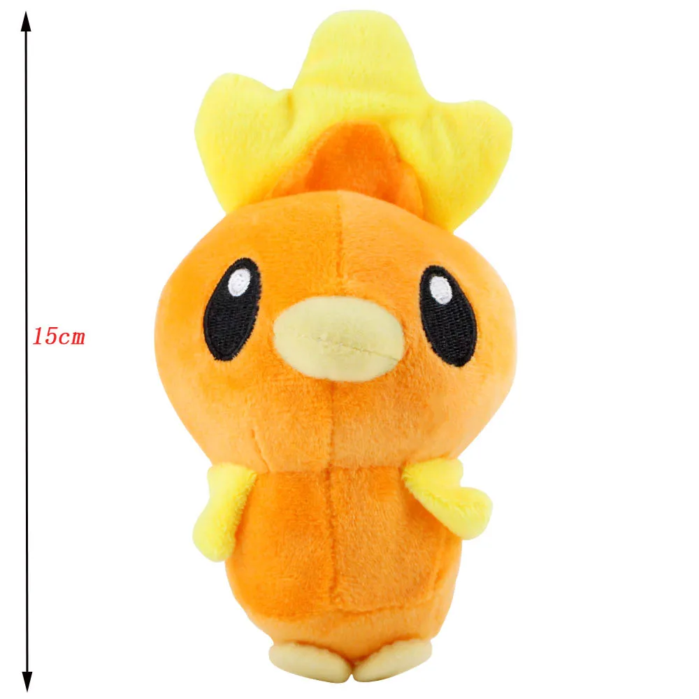 15 см-20 см аниме Torchic плюшевая игрушка оранжевый курица мягкие куклы подарок для детей - Цвет: 15cm Torchic