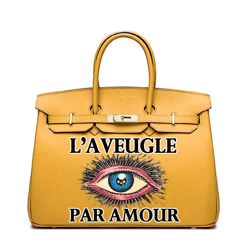 

For Yama,40cm yellow bag with eye