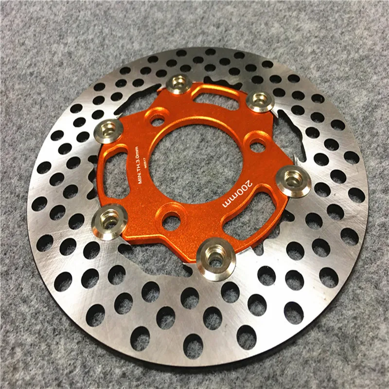 Мотоцикл модифицированный Fron дисковый тормозной ротор для HONDA DIO50 AF18 AF28 AF34 AF35 200 мм тормозные диски роторы
