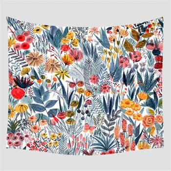 

Hippie Mandala Bohemian Tapestry Wall Hanging Flower Colorful Psychedelic Cool Home Decor Circle of Life for Bedroom