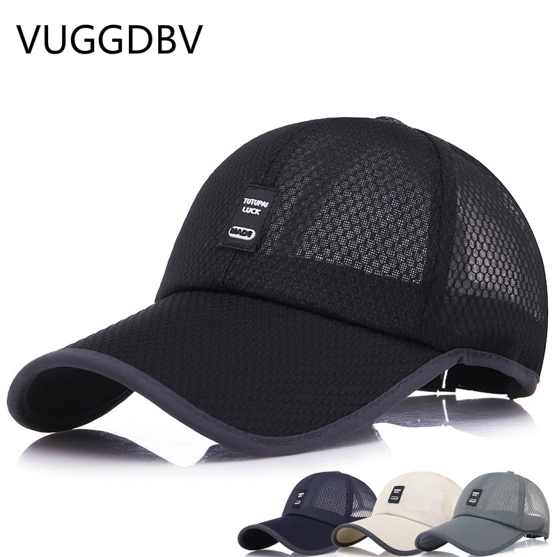 

Men's and women's new fashion outdoor cap summer breathable sunscreen casual Korean version of the winning net baseball hat