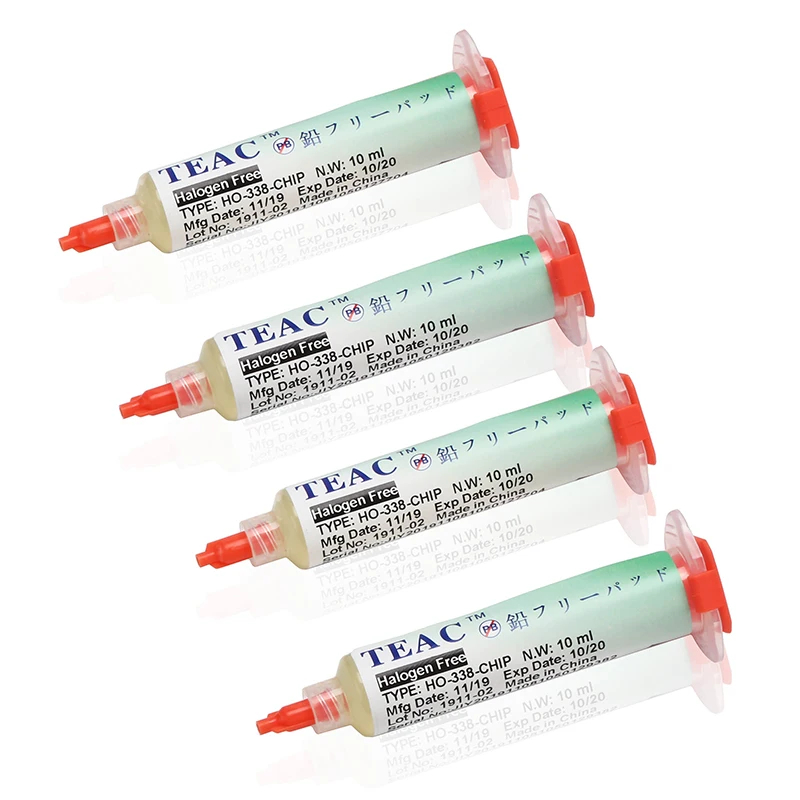 TEAC HO-338-CHIP 100% Original Lead-Free Solder Flux Paste For SMT BGA Reballing Soldering Welding Repair Tools Solder paste