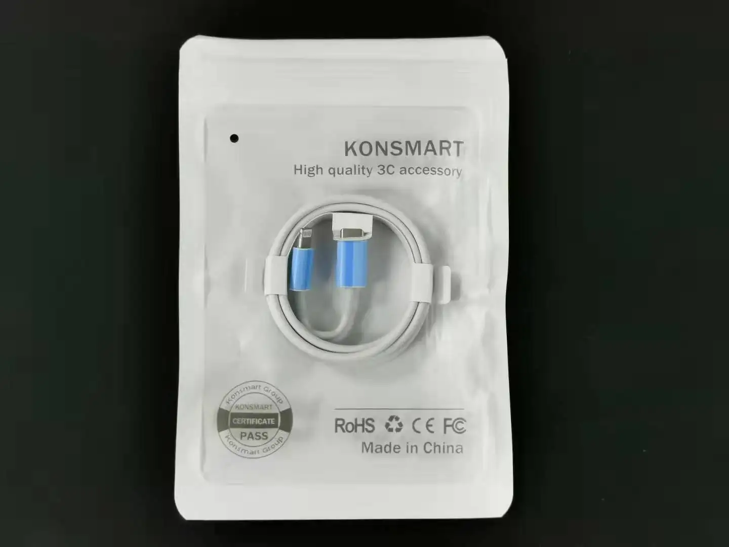 Konsmart 18 Вт PD кабель для быстрой зарядки для Apple iPhone 11 Pro 8 Plus X XR XS Max iPad 1 м от USB-C до 8 Pin кабель для синхронизации данных