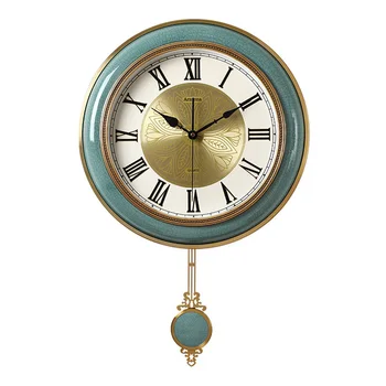 

Vintage Pendulum Clocks Wall Retro Large Wall Clock Modern Design Classical Silent Clock On The Wall American Style Wall Watches